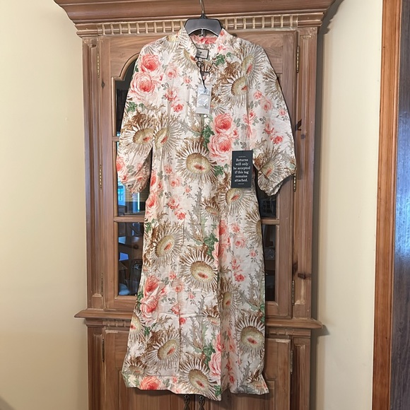 Sun Faded Floral Maryse Caftan - Picture 8 of 13